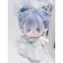 Doll스튜디오 무속성 솜 인형 옷 여자 아이돌인형 솜깅이 반려인형 diy, 옵션 3 디퓨저 블루 원피스 세트(국내배송), 20cm