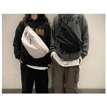 간편한 모던캐주얼 빅슬링백 커플가방 스타일백 고등학생가방