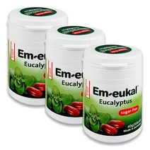 엠오이칼 유칼립투스 캔디, 40g, 3개