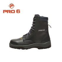도매마트 PRO6 발편한 가죽 내측지퍼 8인치 절연화 PRO6-809