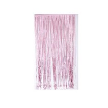 벽장식커튼 파티장식 홀로그램 수술가랜드 태슬 공연, 새틴 로즈골드