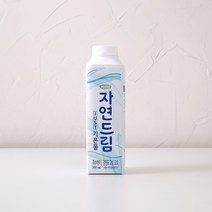 자연드림 무라벨 종이팩 해양심층수 JUST기픈물 500ml, 18개입