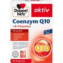 도펠헤르츠 코엔자임큐텐 코큐텐 비타민B Doppelherz Coenzyme Q10 Vitamins 30정