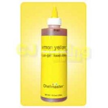 cjbaking Chefmaster 쉐프마스터 대용량(업소용) 식용색소 298g(10.5oz) 레몬옐로우