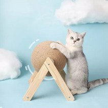 캣휠 고양이 런닝머신 캣타워 고양이 바퀴 나무 타워 스크래처 공 장난감 새끼 사이잘 로프 보드 그라인딩, 01 White_02 L, 01 White_02 L