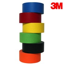 3M 칼라 종이 마스킹테이프 48mm x 40M 6색 택1 종이, 투디코 파란색