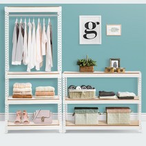 편의점 슈퍼 창고 물건정리용 조립식 철제 선반 철제수납장 짐보관, JSR 독립2단 블랙 150cm 60x40cm