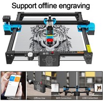 레이저마킹기 소형레이저각인기 레이저각인 Twotrees 업그레이드 레이저 조각 기계 tts-55 1540w 금속 cnc 레이저 조각기 기계 라우터 나무 가죽 절단기 wifi, tts-25 15w, 유럽 ​​연합
