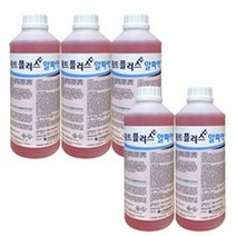 쿼트플러스알파액1L 5개 살균소독액 방역 감염병예방 살균소독 어린이집 공공기관 가정집 병원 학교 관공서 병원 숙박업 기숙사 백화점 사무실 노래방 주점