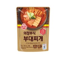 오뚜기 의정부식 부대찌개 500g 손님초대요리 밀키트 캠핑 집들이음식 초간단요리 자취요리 반조리식품, 본상품선택, 1