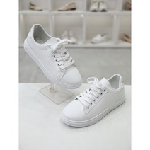 코디엘루 라운드 심플 화이트 스니커즈 단화 슈즈 3cm AACD56685
