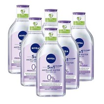 니베아 센시티브 케어링 미셀라 워터 400ml Nivea Sensitive Caring Micellar Waterl, 6개