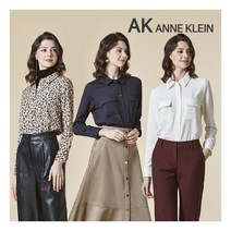 [AK ANNE KLEIN] [방송상품] AK 앤클라인 레오파드 셔츠 블라우스 3종 택1