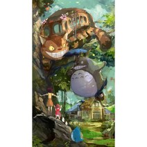 Yangzhou 3D 토토로 십자수보석십자수 큐빅 DIY세트 집순이 집돌이 취미 태교십자수2000116582, 50x60