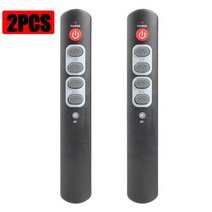 제이즈 6 키 순수 학습 리모컨 삼성 호환 LG 필립스 샤오미 TV 버튼 범용 스마트 컨트롤러 액세서리, 2개 회색