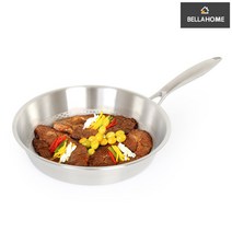 벨라홈(BELLAHOME) [벨라홈] 통3중스텐 28CM 후라이팬(CN8224), 단일옵션