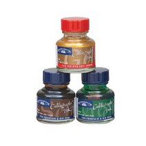 바보사랑 윈저앤뉴튼 캘리그라피 잉크(WI11110 ).윈저앤 뉴튼, 상세설명 참조, 222DarkBlue