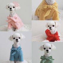 제인니트 S~XL 강아지 애견 봄 가을 옷 티셔츠 소형 대형 중형견 대형견 말티즈, 제인니트(뮤트핑크)