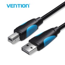 카메라 케이블 vention usb 2.0 프린터 케이블 type a male to male b sync data 10m 1.5m usb 인쇄 케이블 canon epson scan, a16 블랙