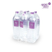 몽베스트 2L x 6펫 2리터 미네랄워터 생수 식수 물 배달 먹는샘물, 2L x 12펫