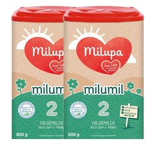 독일 밀루파 Milupa Milumil 2 6개월부터 밀루밀 2단계 아기분유 800g, 2팩