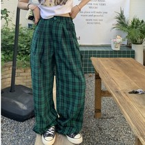 기모 하운드 체크 밴딩 바지 배기바지 밴딩 체커보드 조거팬츠 빅사이즈 스판 체크보드 버뮤다