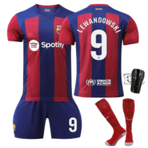 2324 바르셀로나 유니폼세트 축구복 상하의 메시 레반도프스키 호환상품