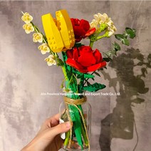 Couyor 꽃다발 부케 플라워 블록꽃 9가지 꽃 다양한 조합, 로마의 휴일