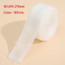 의류 재봉 천셀프 접착 바지 가장자리에 붙이기 의류 및 수리 DIY 봉제 직물, 02 White_04 5m