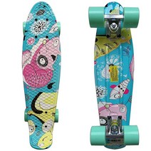Rimable 컴플리트 55.9cm(22인치) 스케이트보드 리플라워, CARTOON, CARTOON