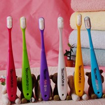 예꼬맘 어린이 실크 칫솔 7개입 0.07mm, 7개, [1단계]혼합색상