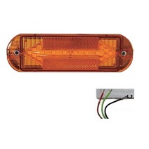 대성부품/24V LED 화살표 사이드램프, LED 화살표 양쪽방향(황색) 배선타입