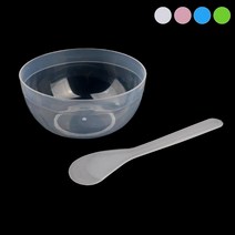 셀프 미용팩 플라스틱용기 세트 (10set) 홈메이드 미용볼세트 팩세트, 1개, 파랑