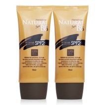 내츄럴 썬 비비크림 50ml 1+1-커버력좋은비비크림 자외선차단기능성, 2개