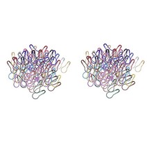 1000 Pcs 멀티 컬러 전구 조롱박 핀 - 금속 호리병박 안전 핀 배 모양, 설명, 합금