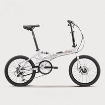 미니벨로 쿨 M300D 스타일 20인 접이식 승마용 자전거, 빨간색