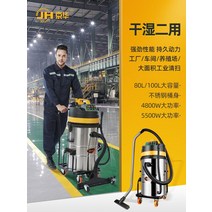 자동차 진단기 Jinghua 고성능 5500w 산업용 진공 청소기 강력한 상업용 대규모 공장 작업장 먼지 진공 청소기, 밀고 빨아 고급 모델 4800w+80리터+10m