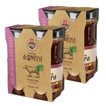 백설소갈비양념840g x 4, 4개, 840g