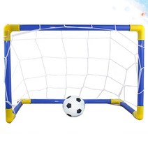 미니축구골대 야외 실내 실외 선물 휴대용 스포츠 연습 그물 문 접이식 미니 연습 접이식 게이트, 파란색