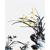 보석십자수 사군자 매화 난초 국화 대나무 매란국죽 행복 재물 풍수 수묵화 동양화 큐빅가득그림 집들이 개업선물 새로운 취미생활 구슬 비즈 DIY키트 액자없음 15종, 사군자수묵화십자수15, 70*90cm