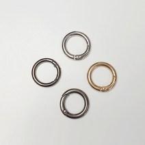 오픈형 O링 오픈오링 오픈O링 고리 연결고리 길이 24mm 두께 0.3mm, 24k골드