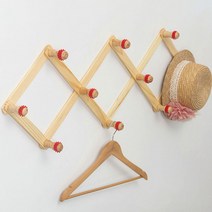 자바라 옷걸이 원목 벽걸이 행거 모자걸이 거치대 벽면 탈의실, 옷걸이자바라 대, 옷걸이자바라 대