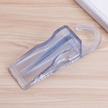 주차장 주차 스토퍼 고임목 문실리콘 보호 블록 웨지 도어 스톱 접착식 가정용 충돌, 06 반투명
