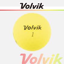 BUDDY 로스트볼 볼빅 비비드 컬러 3피스, 옐로우, 1개