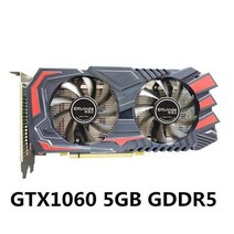 그래픽 카드 GTX1060 3GB 1060 5G 6GB GDDR5 6 핀 비디오 GPU 데스크탑 CPU 마더 보드, GTX1060 5GB