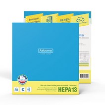 에어본 리얼 헤파13 등급 인증 차량용 에어컨필터 초특가 / 수입차 동일 (PM 0.3 초미세먼지 99.95% 제거), HMK-10