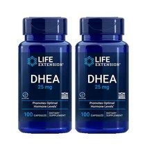 라이프 익스텐션 DHEA 25mg 100 캡슐 Life Extension DHEA 25mg 100 Capsules 2병 or 4병 (유통기한 : 2023년 6월)