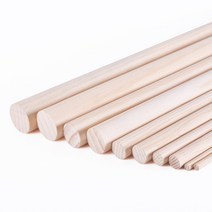 셀프인테리어마켓 목봉 재단 - 스트레칭봉 DIY원목봉 우드봉 나무봉 DIY 목재, 두께 3cm - 길이 50cm