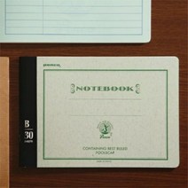 하이타이드 [penco] Foolscap Notebook B6, 선택:Green, 단품