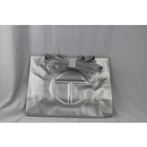 Telfar Large Shopping Bag Silver Br& New With Tags & Dust - 117494
